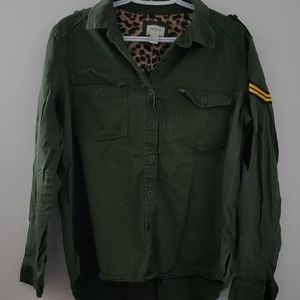 Military button up shirt